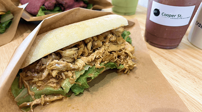 スパイシーチキンサンド